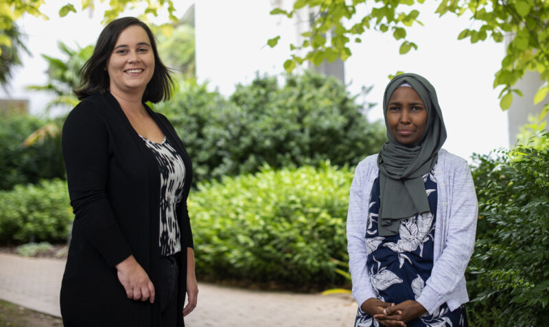 PhD candidates Alissa Robbins and Suad Abdirahman benefited from WEHI Bridging Fellowships in 2020.