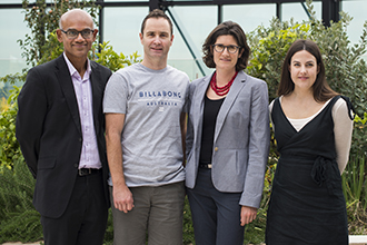 Ben Solomon, Richard Young, Dr Marie-Liesse Asselin-Labat and Dr Clare Weeden 