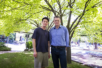 Dr Wilson Wong and Professor Alan Cowman