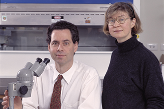 Professor Geoff Lindeman and Professor Jane Visvader