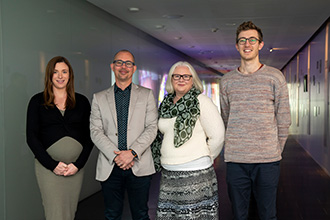  Dr Ashleigh Davey, Associate Professor Matthew Call, Associate Professor Melissa Call, Dr Nick Chandler. 