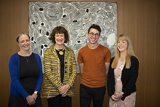 WEHI researchers photographed at the Institute