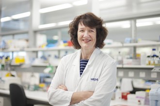 Associate Professor Joan Heath in a laboratory