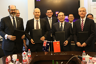 Doug Hilton in Nanjing for MOU signing