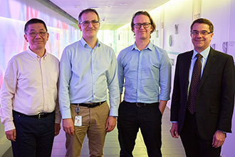 Associate Professor Peter Czabotar, Professor David Huang, Professor Guillaume Lessene and Professor Andrew Roberts