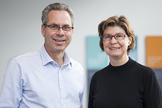 Professors Geoff Lindeman and Jane Visvader