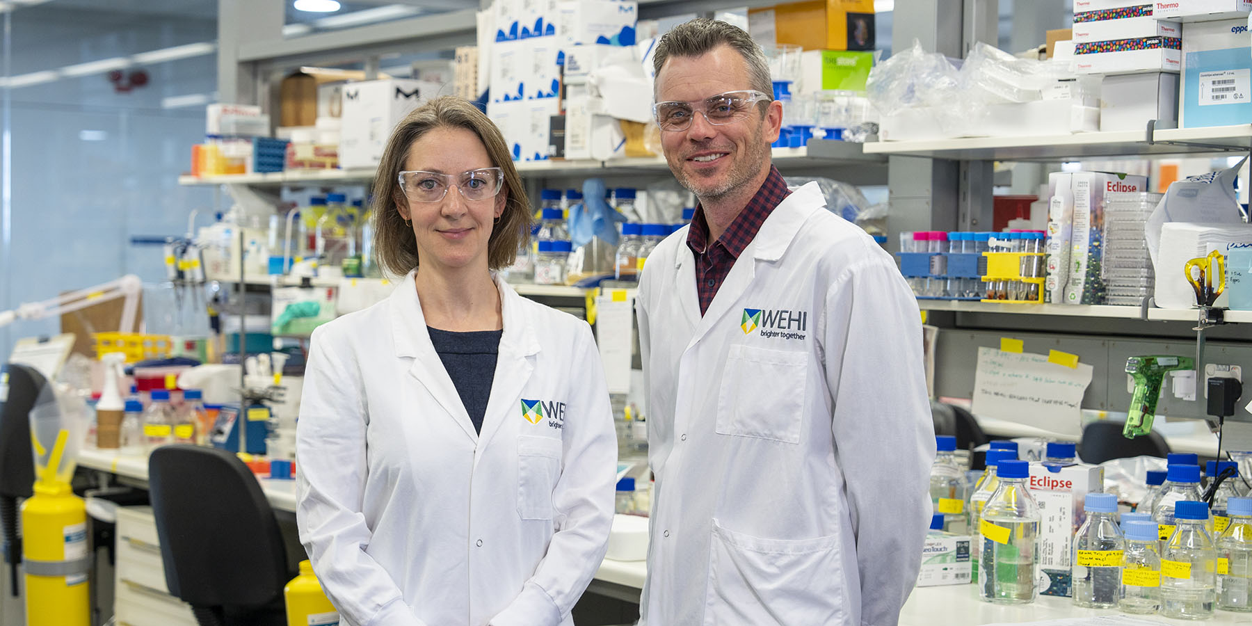 Researchers Dr Nadia Kershaw and Associate Professor Ian Majewski