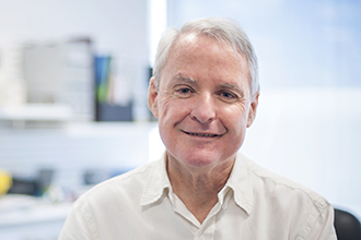 Professor Peter Colman in his office