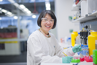 Associate Professor Wai-Hong Tham in a laboratory