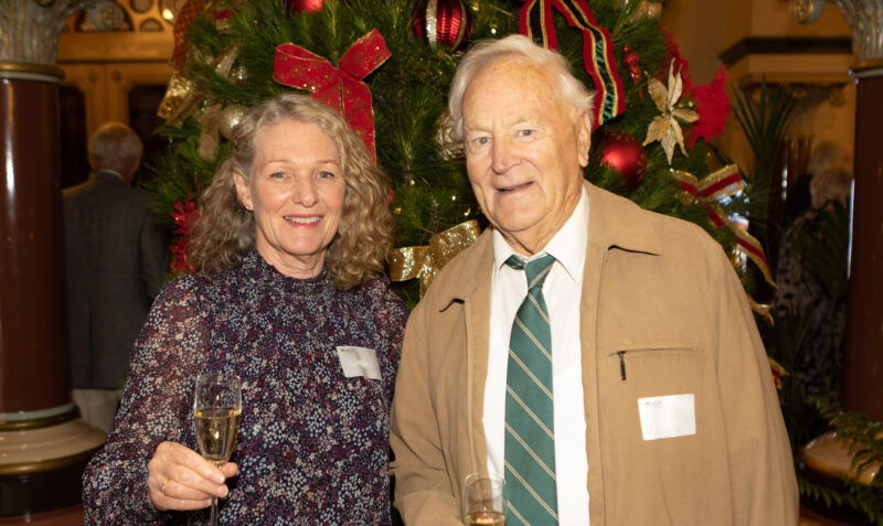 Faye Mclaren and Ian Heyme at an event