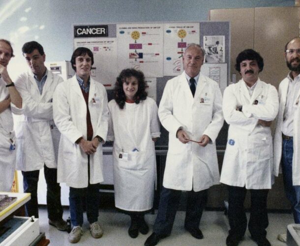 The Cancer Unit team in 1988