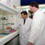 The Victorian Treasurer and Minister for Regional Development The Hon John Brumby MP officially opened the institute’s Biotechnology Centre, Bundoora campus.