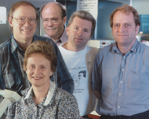 Cell death researchers in 1998