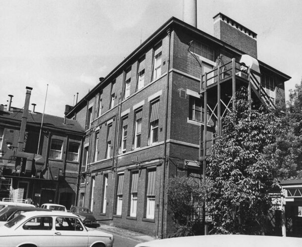 The institute’s first laboratories building at the Melbourne Hospital