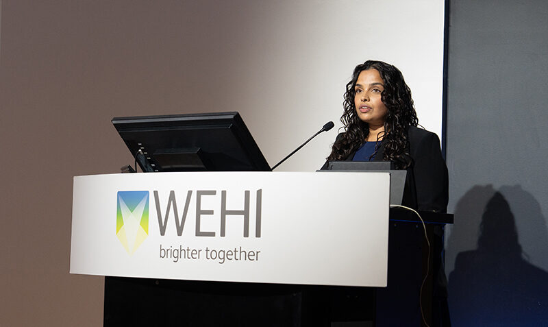 Sejal Kendal from WEHI introducing the 2024 IWD address