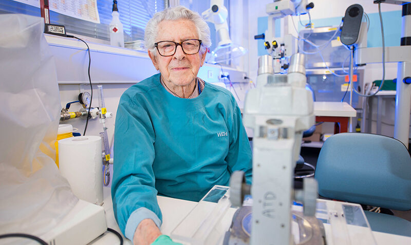 Prof Jacques Miller photographed in a laboratory