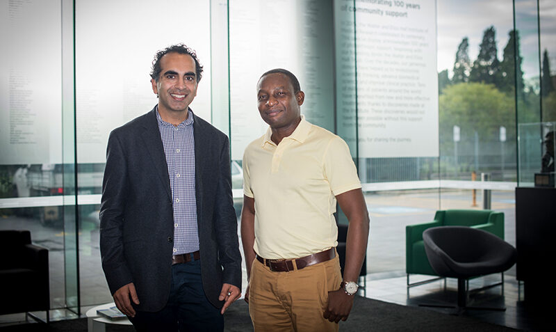 Study leads Professor Sant-Rayn Pasricha (L) and Professor Kamija Phiri (R) Credit: WEHI