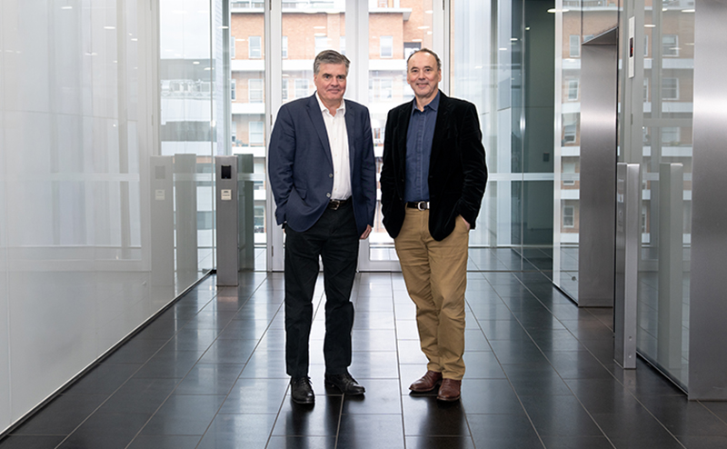 Prof Ken Smith and John Dyson